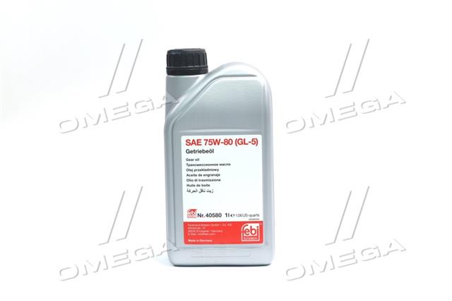 Олива трансміс. FEBI SAE 75W-80 GL-5 (Каністра 1л)