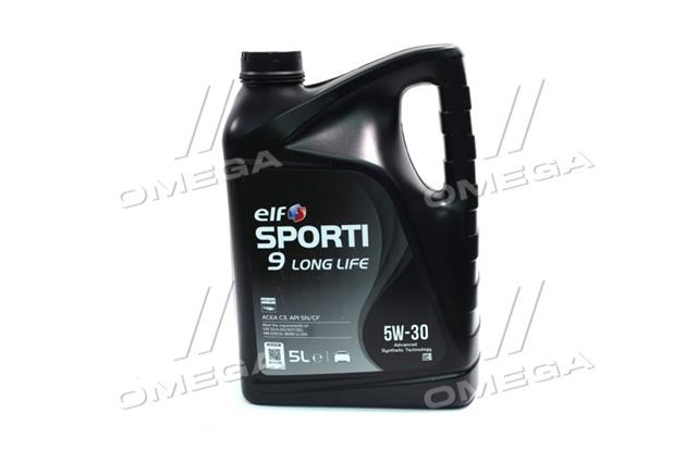 Олива моторна ELF SPORTI 9 LONG LIFE 5W-30 (Каністра 5л)