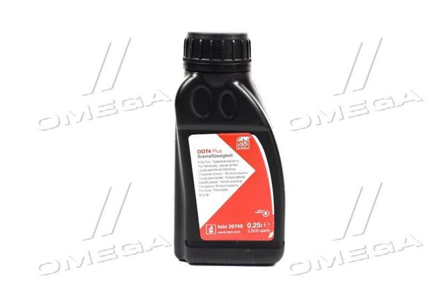 Рідина гальм. FEBI DOT4 Plus (Каністра 0,25 л)