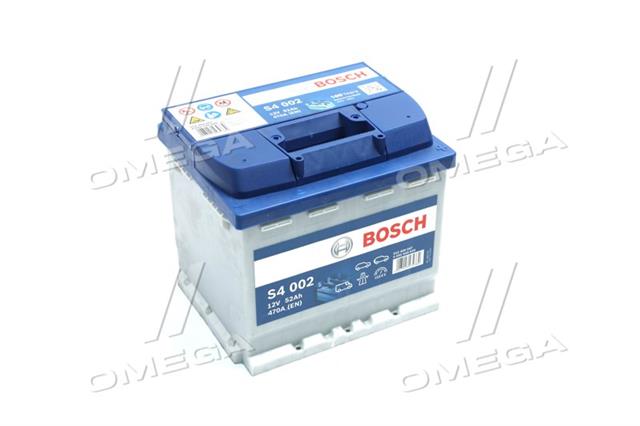 Акумулятор 52Ah-12v BOSCH (S4002) (207x175x190),R,EN470